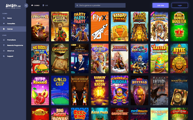 SlotSite.com Casino Games