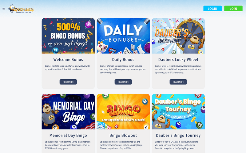 CyberBingo Casino Promotions
