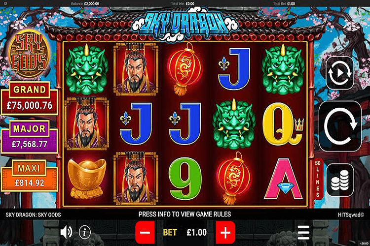 Sky Dragon Video Slot