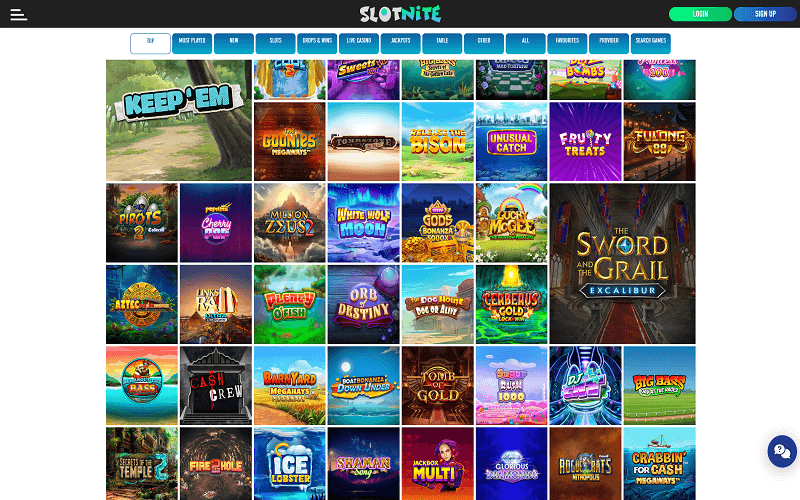 Slotnite Casino Games