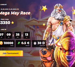 Snatch Casino Mega May Race Slot Tournament